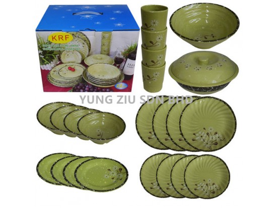 (22P/BOX) MELAMIE DINING SET(KRF)